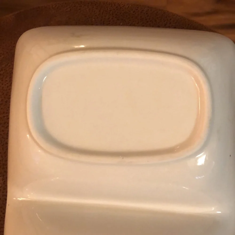 Vintage Royal China Blue & White Relish Condiment Candy Nut Divided Dish 15